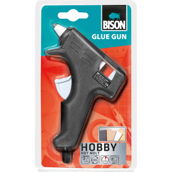 Bison Glue Gun Πιστόλι Σιλικόνης Ερασιτεχνικό 20W Hobby Hot Melt