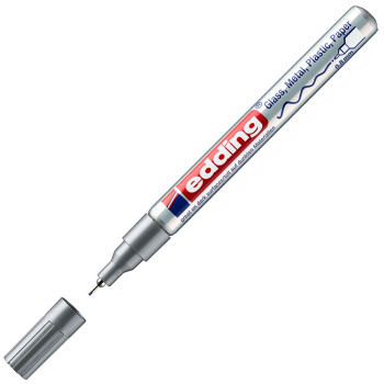 ΜΑΡΚΑΔΟΡΟΣ ΛΑΔΙΟΥ EDDING 780 ΑΣΗΜΕΝΙΟΣ 0.8mm EXTRA FINE