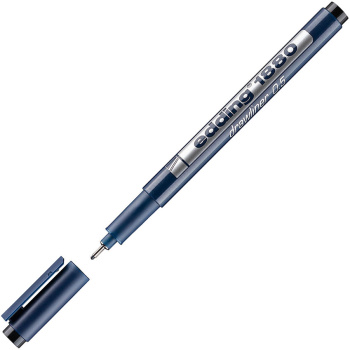 ΜΑΡΚΑΔΟΡΟΣ ΣΧΕΔΙΟΥ 0.5mm ΜΑΥΡΟΣ EDDING 1880 DRAWLINER