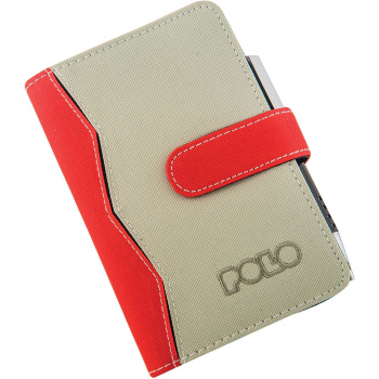Organizer Polo Γκρι - Κόκκινο