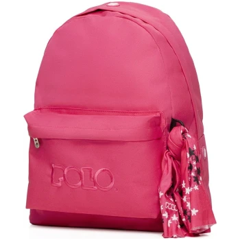 Polo Original Backpack With Scarf Φούξια Σχολική Τσάντα 1ας Θέσης