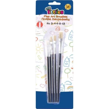 ΠΙΝΕΛΑ 5Τ ΠΛΑΚΕ 2-4-6-8-12 THE LITTLIES ΣΕ BLISTER No 646701