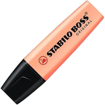 Μαρκαδόρος Υπογράμμισης Stabilo Boss Pastel Ροδακινί 70/126