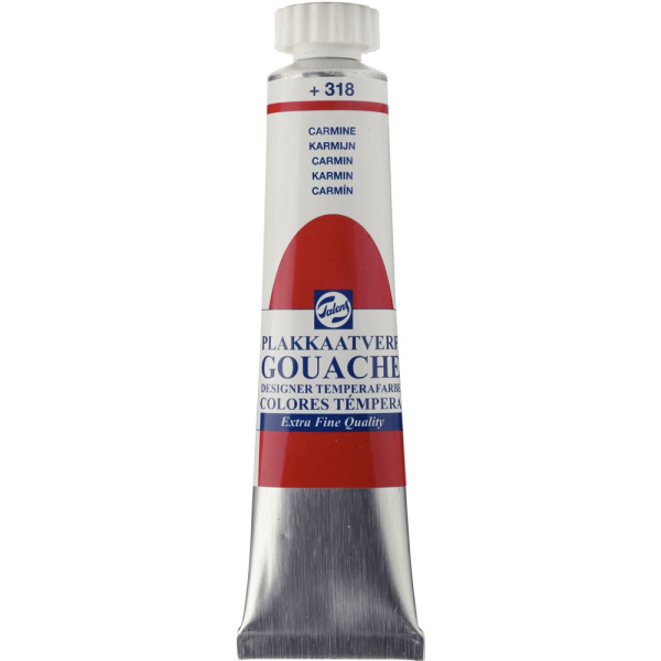 Τέμπερα Talens Gouache 318 Carmine 20ml