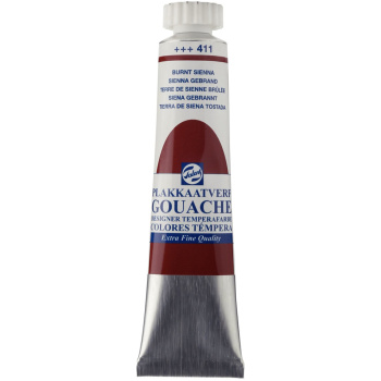Τέμπερα Talens Gouache 411 Burnt Sienna 20ml