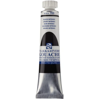 Τέμπερα Talens Gouache 703 Black Intenso 20ml