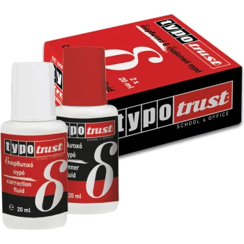 Typotrust Σετ Διορθωτικό Υγρό με Διαλυτικό TC6022