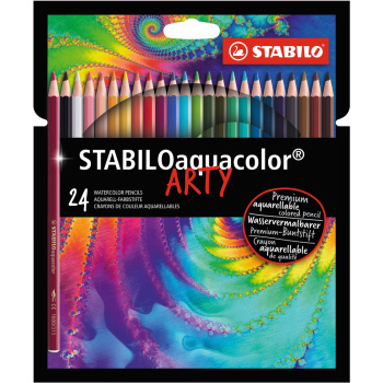 Ξυλομπογιές Ακουαρέλας Stabilo Arty 24 Χρώματα