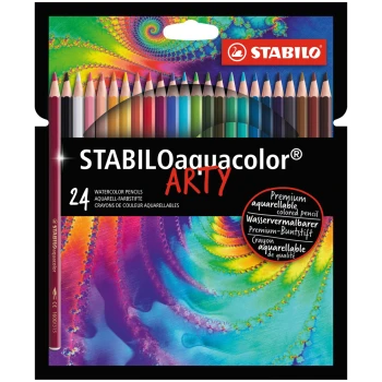 Ξυλομπογιές Ακουαρέλας Stabilo Arty 24 Χρώματα