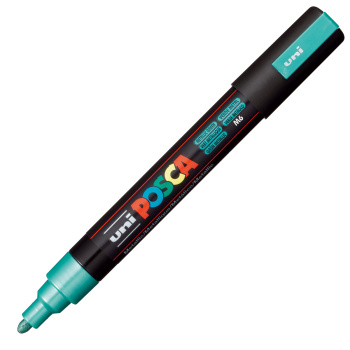 Posca Μεταλλικό Πράσινο PC-5M Medium μαρκαδόρος 1.8-2.5mm