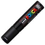 UNI Posca Medium PC-8K Μαύρος μαρκαδόρος με μύτη πλακέ 8mm