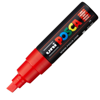 Posca Κόκκινος PC-8K Large μαρκαδόρος πλακέ 8mm