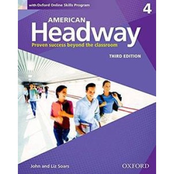 AMERICAN HEADWAY 4 3RD EDITION STUDENT BOOK WITH OXFORD ONLINE SKILLS PROGRAM