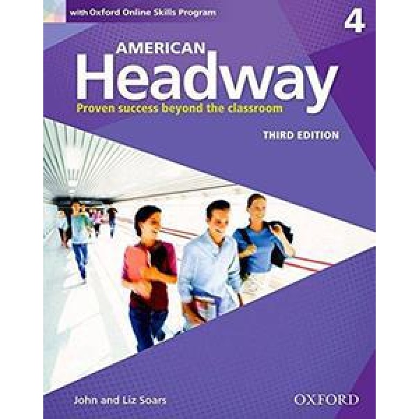 AMERICAN HEADWAY 4 3RD EDITION STUDENT BOOK WITH OXFORD ONLINE SKILLS PROGRAM