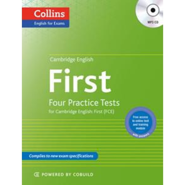 COLLINS CAMBRIDGE ENGLISH FIRST FOUR PRACTICE TESTS (+MP3-CD)