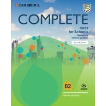 COMPLETE FIRST FOR SCHOOLS WORKBOOK (+AUDIO DOWNLOADABLE) REVISED 2020