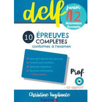 DELF JUNIOR A2 NOUVEAU FORMAT 2020 LIVRE DU PROFESSEUR