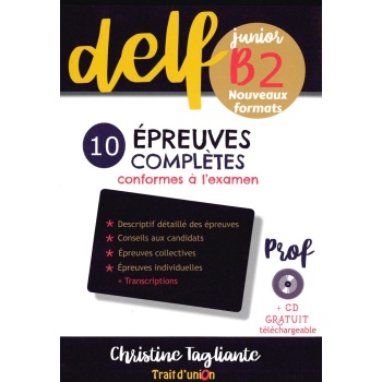 DELF JUNIOR B2 NOUVEAU FORMAT 2020 LIVRE DU PROFESSEUR
