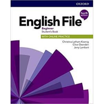 ENGLISH FILE 4TH EDITION BEGINNER STUDENT'S BOOK  (+ONLINE PRACTICE)