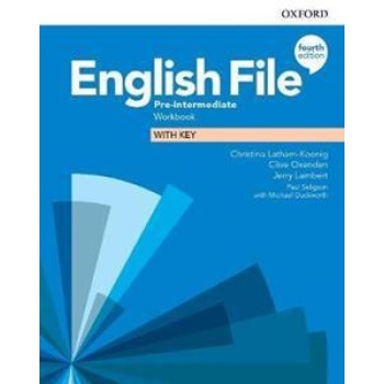 ENGLISH FILE 4TH EDITION PRE-INTERMEDIATE WORKBOOK WITH KEY