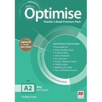 OPTIMISE A2 TEACHER'S ΚΑΘΗΓΗΤΗ PREMIUM PACK 2020