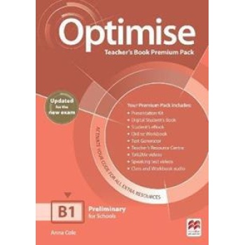 OPTIMISE B1 TEACHER'S ΚΑΘΗΓΗΤΗ PREMIUM PACK 2020
