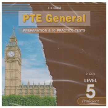 PTE 5 GENERAL PREPARATION & 10 PRACTICE TESTS CDs(2)