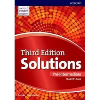 SOLUTIONS 3RD EDITION PRE-INTERMEDIATE STUDENT'S BOOK
