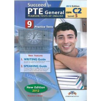 SUCCEED IN PTE GENERAL C2 (LEVEL 5) 9 PRACTICE TESTS TCHR'S