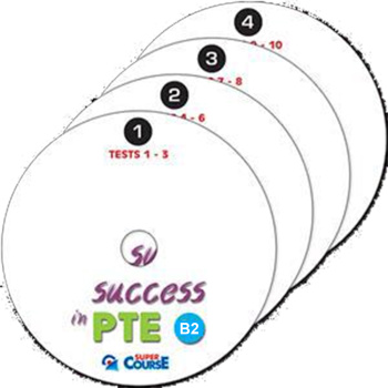 Success In PTE B2 Intensive Course 10 Practice tests 4 CDs