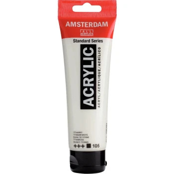 Ακρυλικό 105 Titanium White 120ml Amsterdam Talens