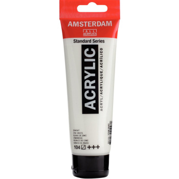 Ακρυλικό 104 Zinc White 120ml Amsterdam Talens