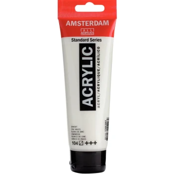Ακρυλικό 104 Zinc White 120ml Amsterdam Talens