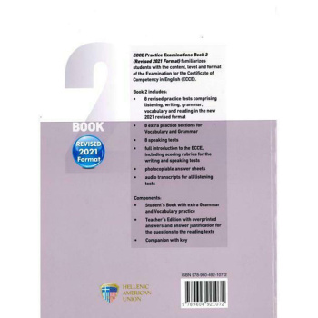 ECCE PRACTICE EXAMINATIONS BOOK 2 REVISED 2021 FORMAT