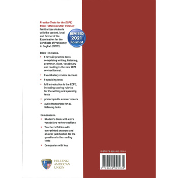 ECPE PRACTICE EXAMINATIONS BOOK 1 REVISED 2021 FORMAT