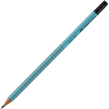 Faber Castell Grip Μολύβι Γραφής Γαλάζιο με Γόμα