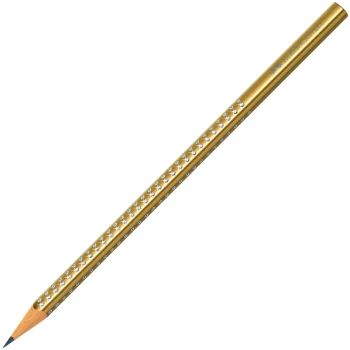 Μολύβι Faber Castell Sparkle Με Grip Χρυσό