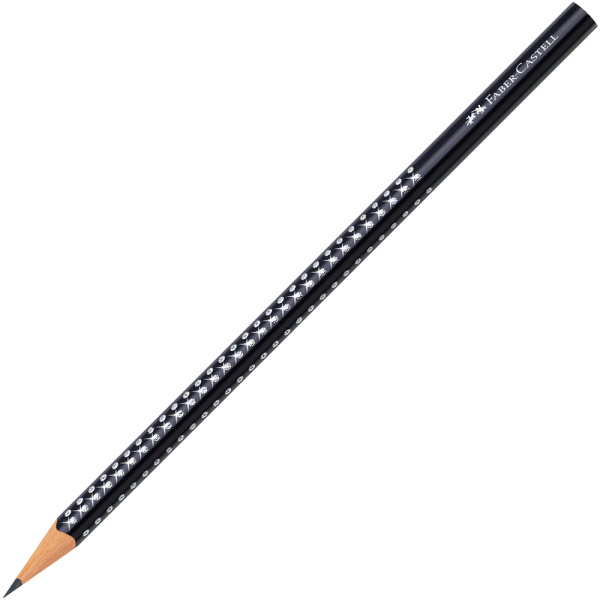 Faber Castell Sparkle Grip Μολύβι Γραφής Μαύρο