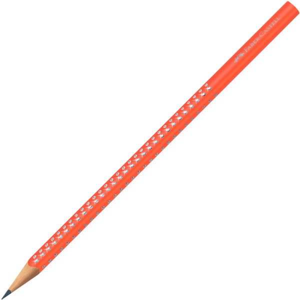 Faber Castell Sparkle Grip Μολύβι Γραφής Πορτοκαλί
