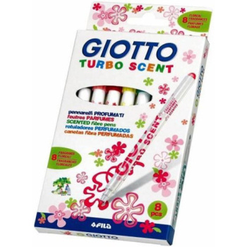 ΜΑΡΚΑΔΟΡΟΙ GIOTTO TURBO SCENT 8 ΑΡΩΜΑΤΙΚΩΝ ΧΡΩΜΑΤΩΝ ΛΕΠΤΟΙ