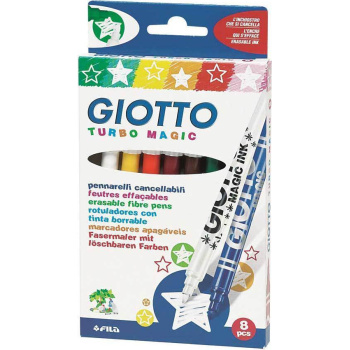 ΜΑΡΚΑΔΟΡΟΙ ΖΩΓΡΑΦΙΚΗΣ GIOTTO TURBO MAGIC 8 ΜΑΓΙΚΩΝ ΧΡΩΜΑΤΩΝ ΛΕΠΤΟΙ