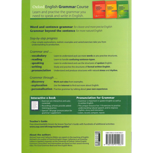 ENGLISH GRAMMAR COURSE ADVANCED WITH KEY (+E-BOOK)