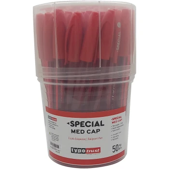 Στυλό Special Med Cap Κόκκινο 1.0mm Διαρκείας