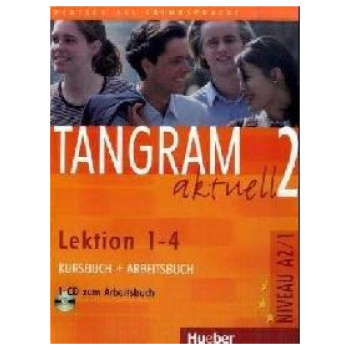 TANGRAM AKTUELL 2 KURSBUCH+ARBEITSBUCH+CD LEKTION 1-4