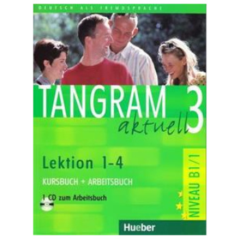 TANGRAM AKTUELL 3 KURSBUCH+ARBEITSBUCH+CD LEKTION 1-4