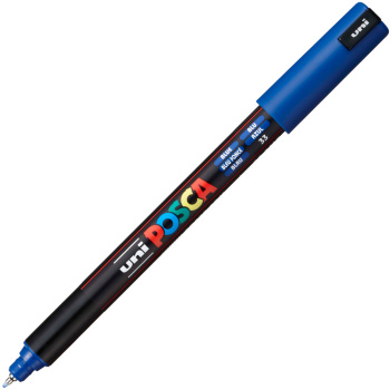 UNI POSCA ΛΕΠΤΟΣ PC-1MR ΜΠΛΕ ΜΑΡΚΑΔΟΡΟΣ ΜΕ ΜΥΤΗ 0.7mm