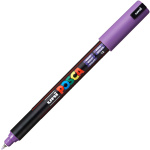 UNI POSCA ΛΕΠΤΟΣ PC-1MR ΜΩΒ ΜΑΡΚΑΔΟΡΟΣ ΜΕ ΜΥΤΗ 0.7mm