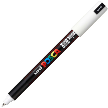 UNI POSCA ΛΕΠΤΟΣ PC-1MR ΛΕΥΚΟΣ ΜΑΡΚΑΔΟΡΟΣ ΜΕ ΜΥΤΗ 0.7mm