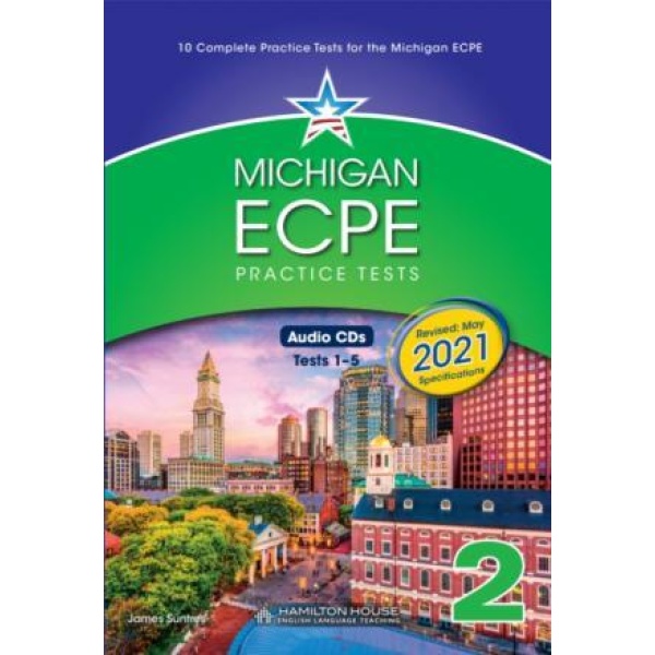 MICHIGAN ECPE PRACTICE TESTS 2 CLASS AUDIO CD'S 2021 FORMAT