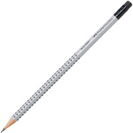 Μολύβι Faber-Castell Grip 2001 Γκρι με γόμα